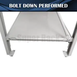 2.4m (H) x 2m (W) x 0.5m (D) 800kg 4-Tier Adjustable Garage Shelving Unit Super Rack