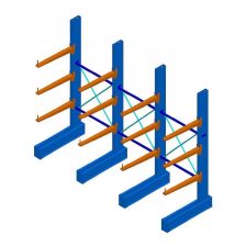 cantilever racking system 4267mm single