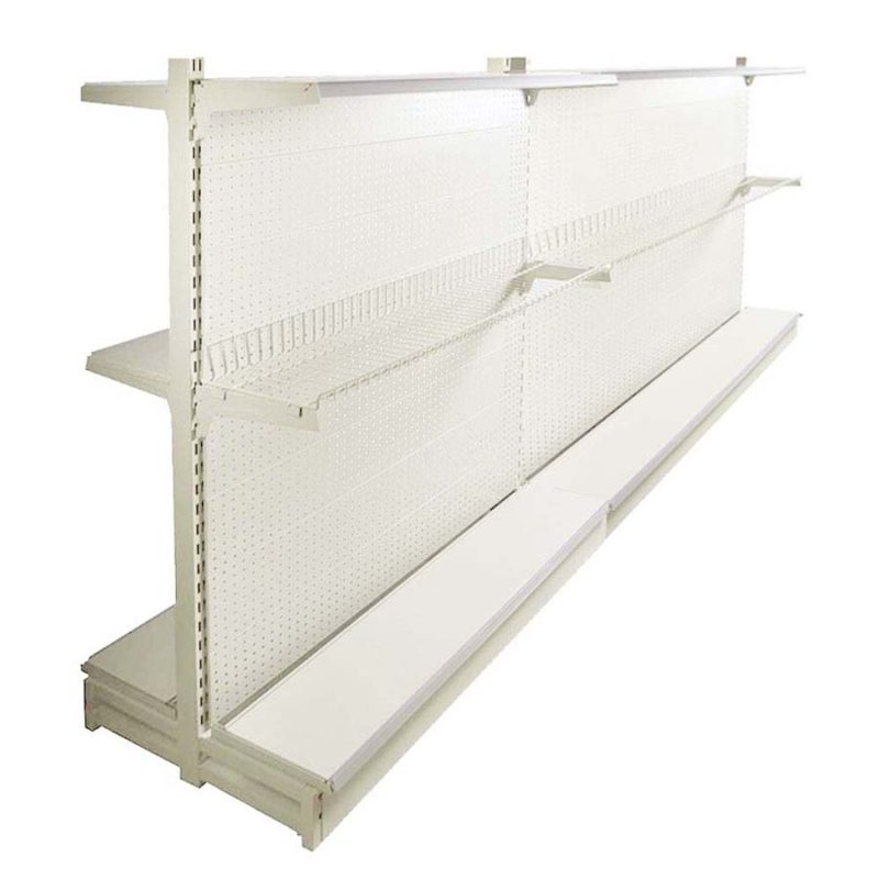 2 bay retail shelving