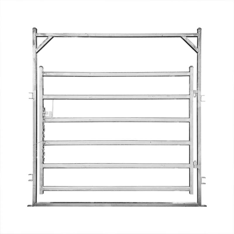 6 Ovals Heavy Duty Cattle Gate 50x50mm