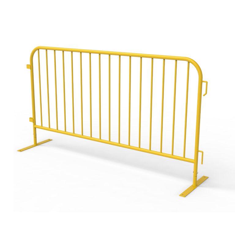 Yellow Crowd Control Barrier Idea For Construction Site And Event ...