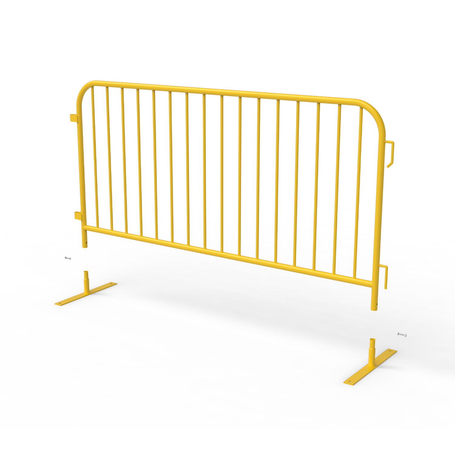 Yellow Crowd Control Barrier Idea For Construction Site And Event ...
