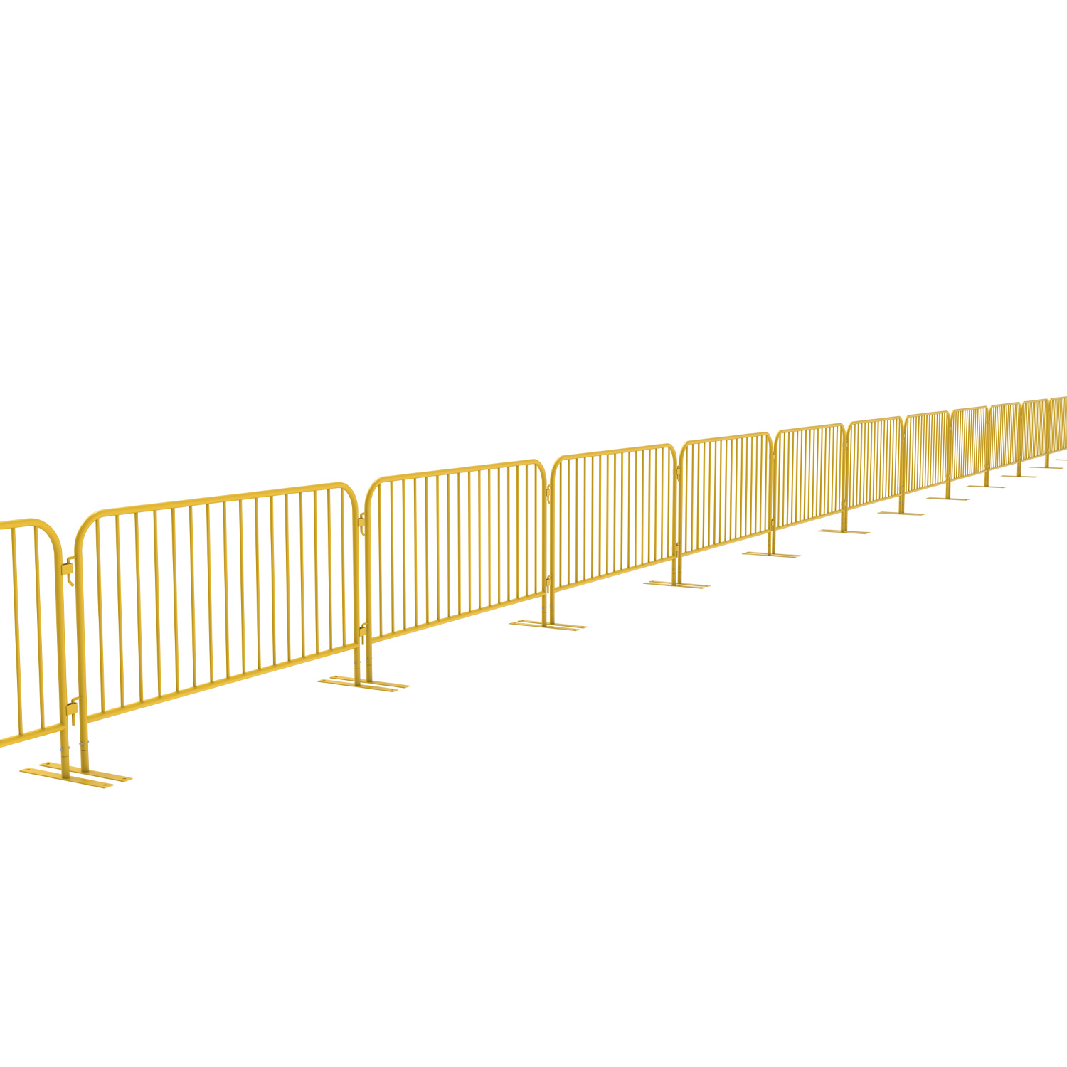 Yellow Crowd Control Barrier Idea For Construction Site And Event ...