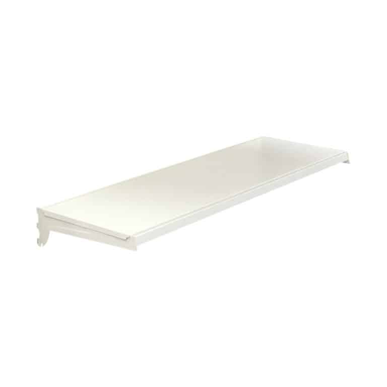 1000mm metal shelf with 2 brackets and 1 price tag For Gondola Shelving