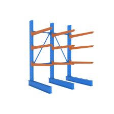 Light Duty Cantilever Racking | 2400mm H 2 Bays Single Side 1200mm Arm | Indoor Bulky Warehouse Storage