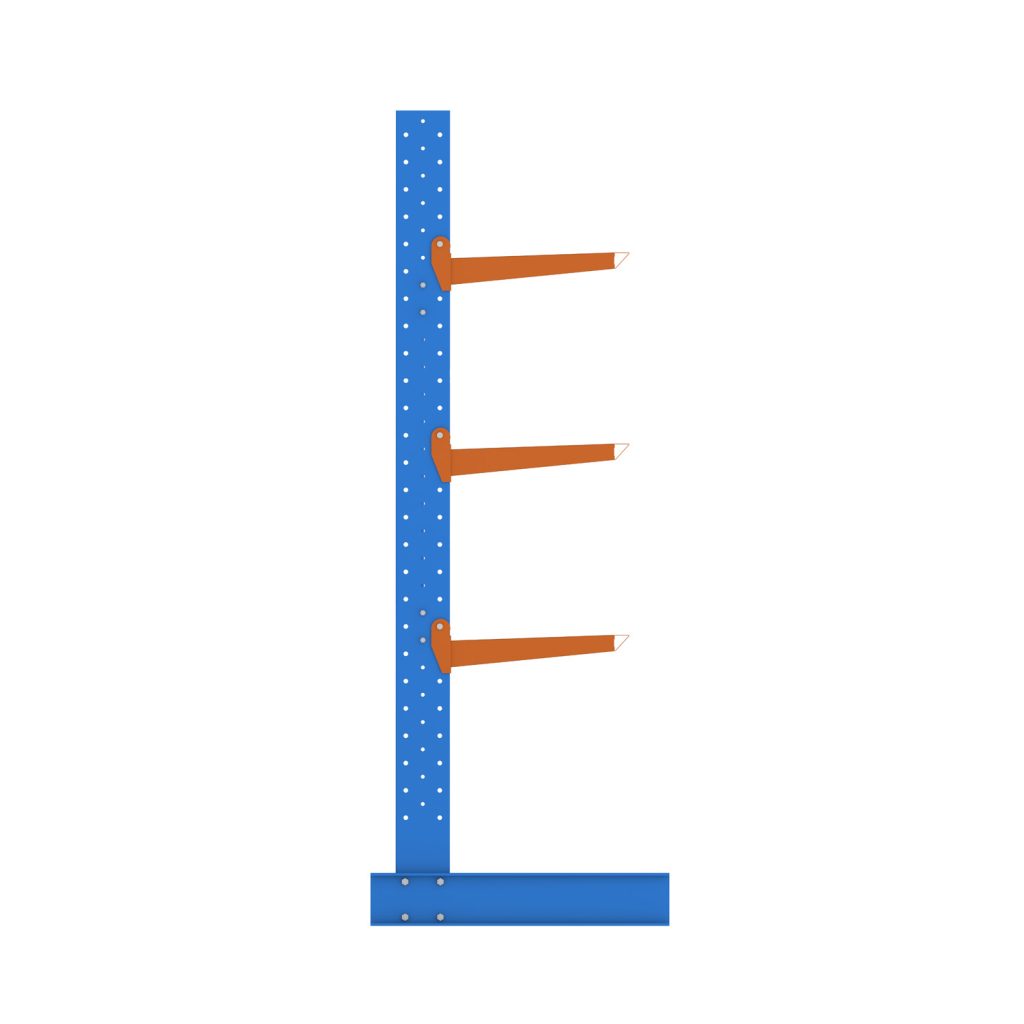 Light Duty Cantilever Racking | 3000mm H 2 Bays Single Side 600mm Arm ...