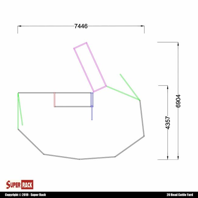 cattle yard system design plan cattle panel