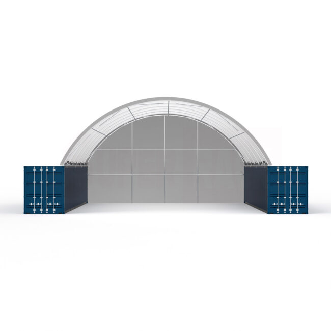 12 x 12 container dome shelter