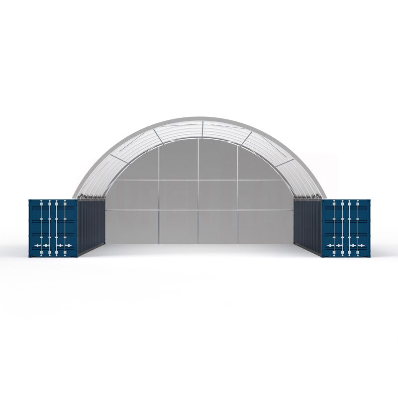 12 x 12 container dome shelter