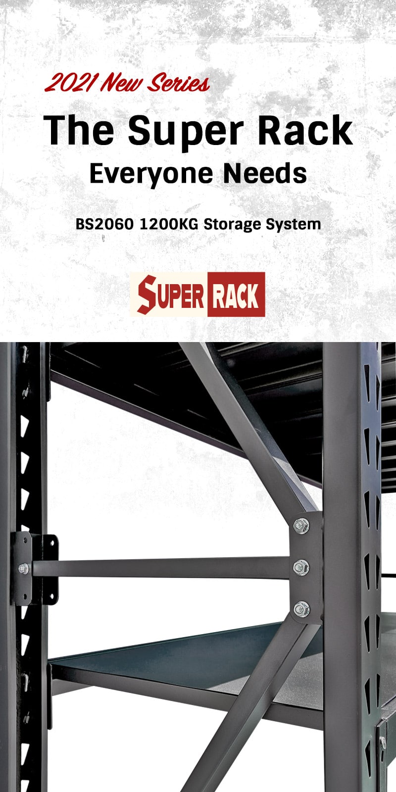 BS2060 Garage Shelving Super Rack 1200kg Series Ads v