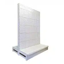 Double side retail shelving