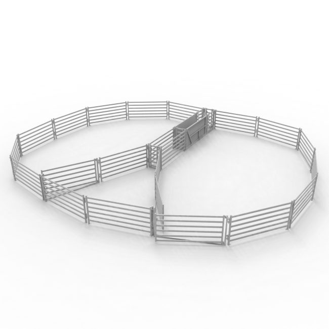 Circular sheep pen with gate 120 Head Sheep Yard