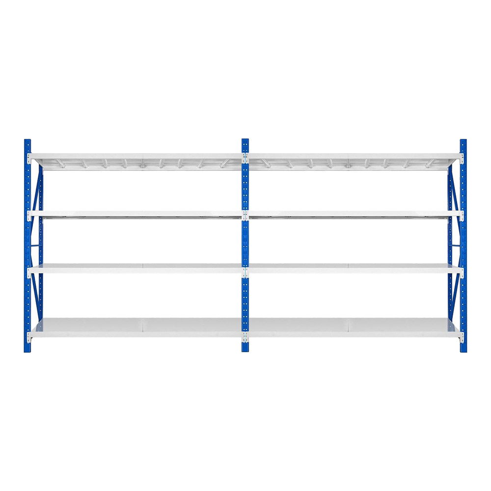 2m (H) X 4m (L) X 0.5m (D) 1200kg 4-Tier Adjustable Garage Shelving ...