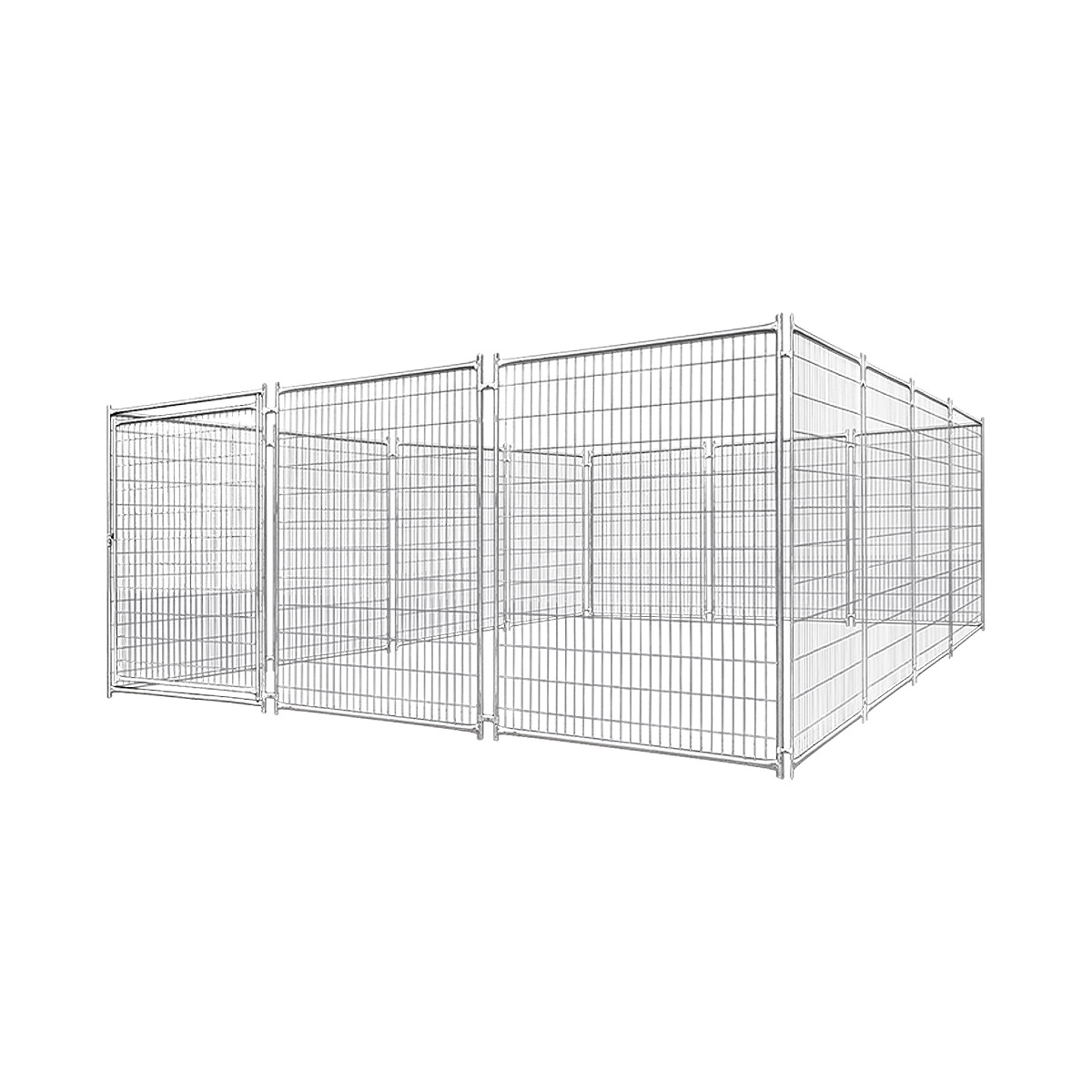 3.6m x 4.8m Mesh Panel Modular Outdoor Pet Enclosure Set