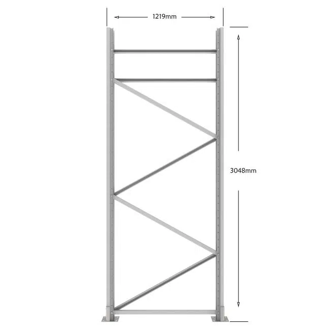 3048 Upright Frame 1219 Deep Super Rack