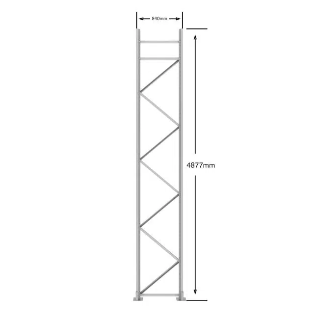 4877 Upright Frame 838 Deep 1 By Super Rack