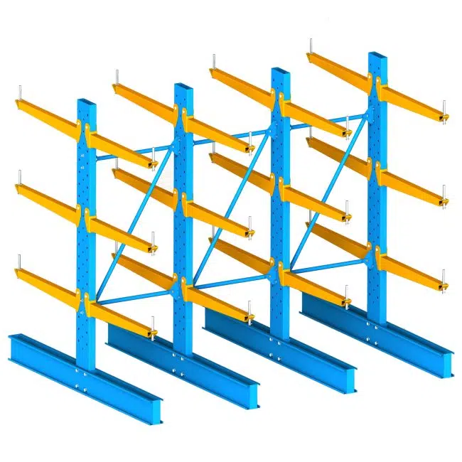 Light Duty Cantilever Racking 3 Bays DS