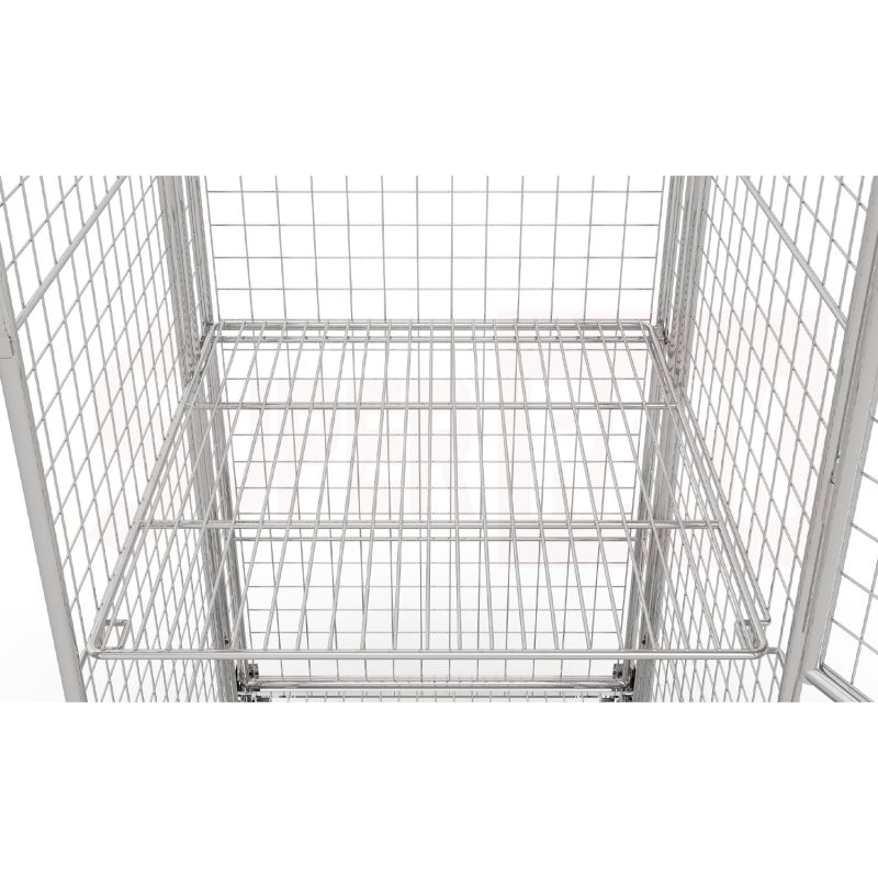 roll cage trolley with door
