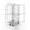 roll cage trolley with door