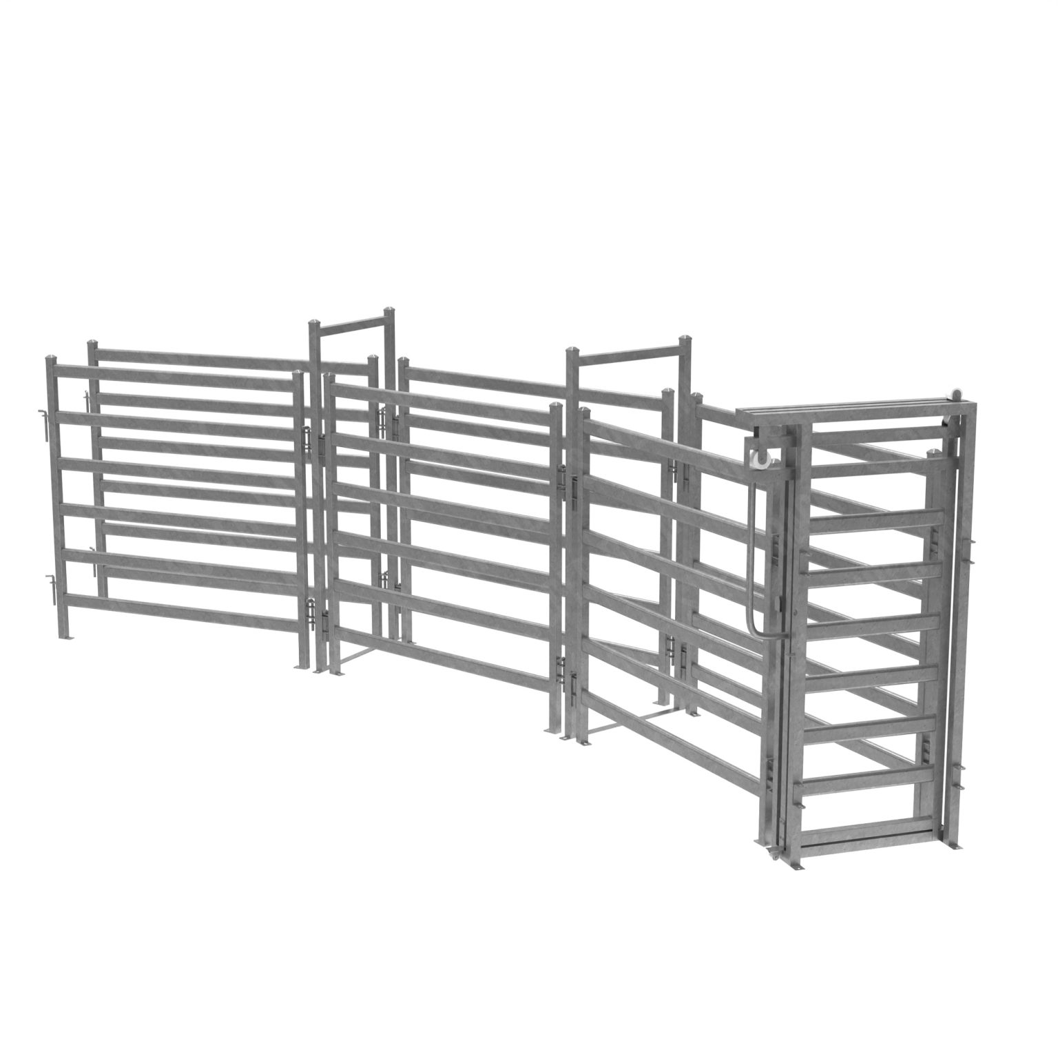 Cattle Curved Race 40 X 80mm 6 Panels Pack | Super Rack